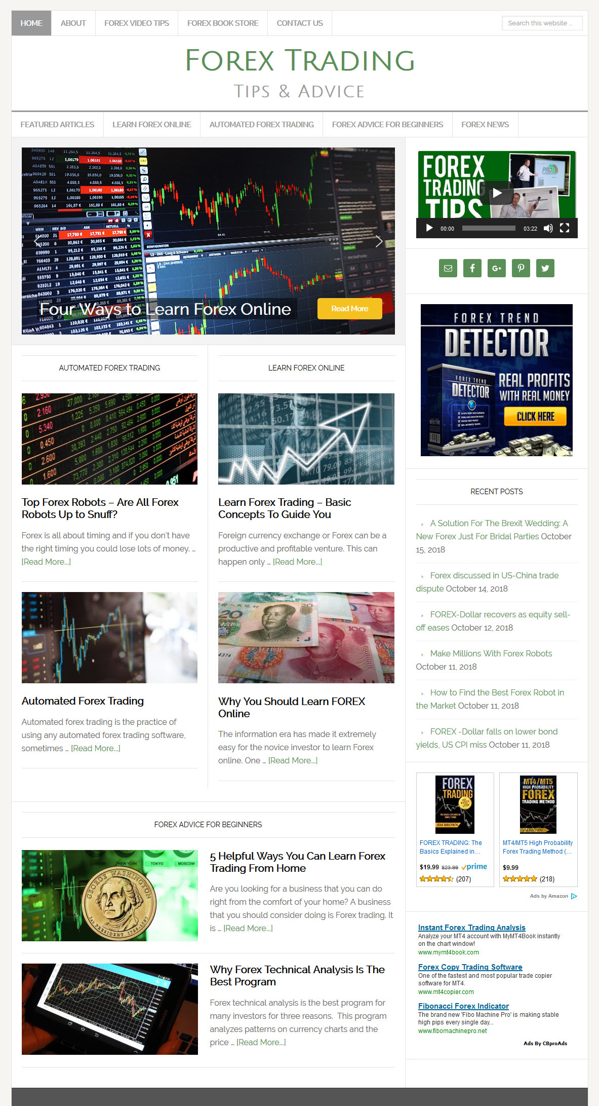 Details About Forex Trading Tips Niche Website Business For Sale W Auto Content Updates - 