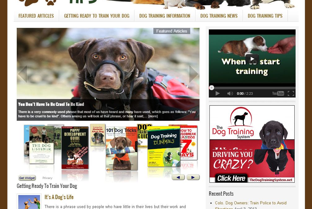Dog Training Advice