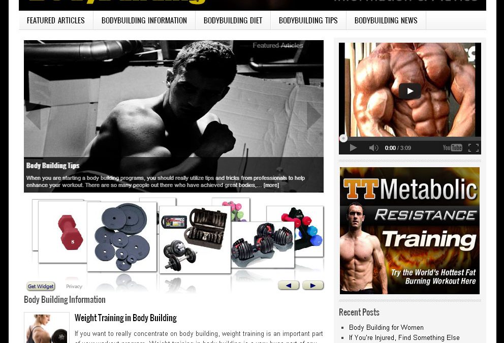 Bodybuilding Advice