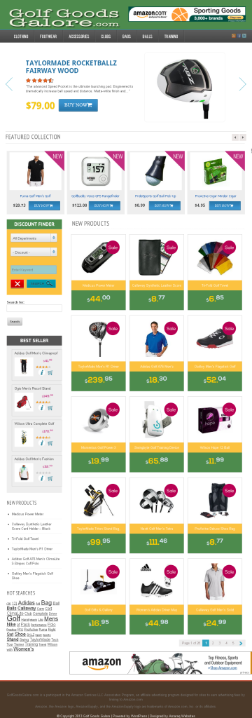Golf Goods Galore Home Page