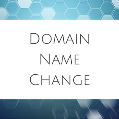 Domain Name Change
