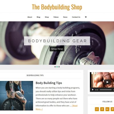Bodybuilding Website