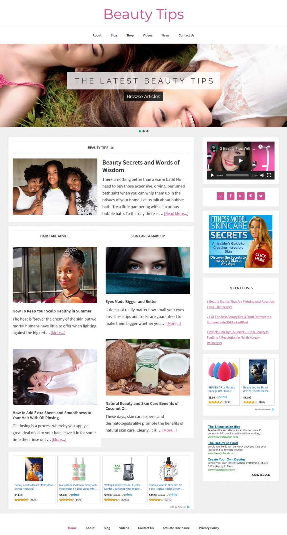 Beauty Tips Website - Image 2