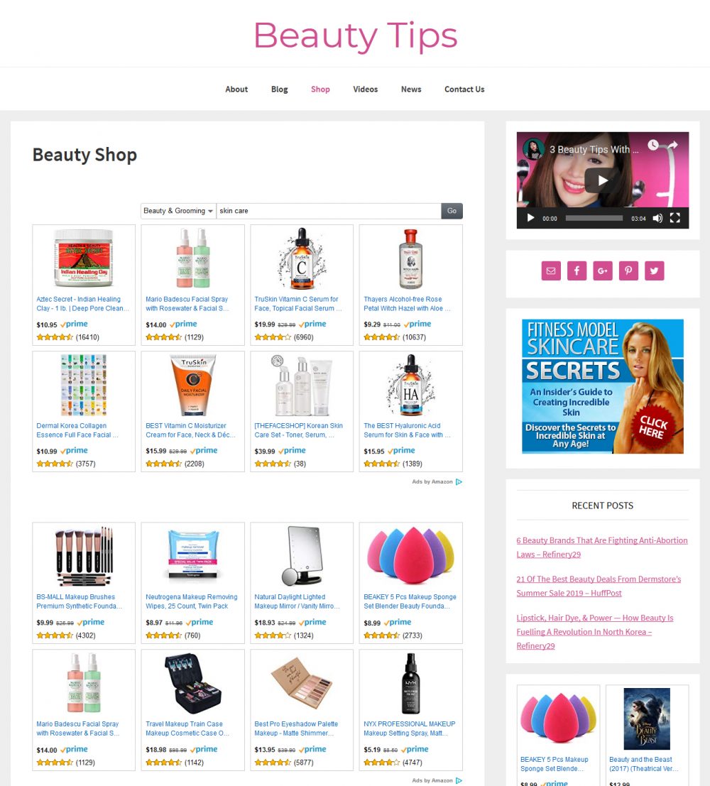 Beauty Tips Website - Image 4