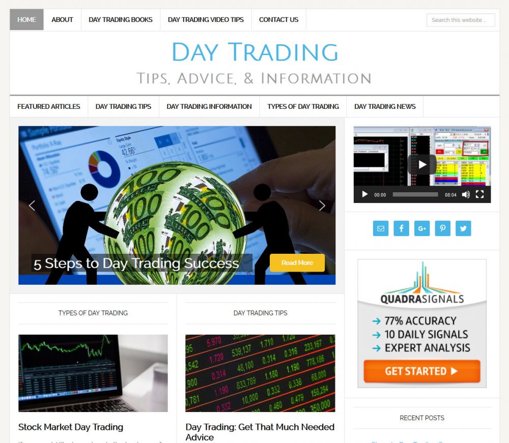 Day Trading Website
