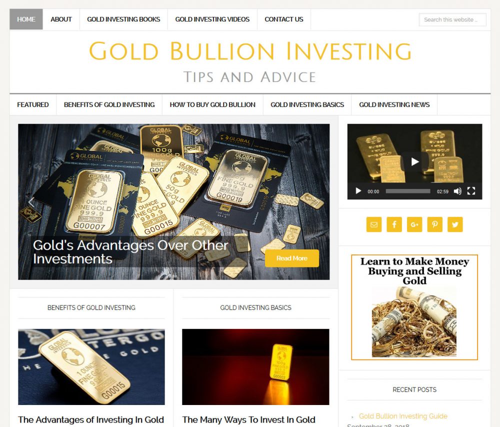 Gold Investing Website