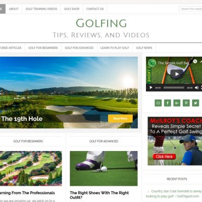 Golfing Tips Website