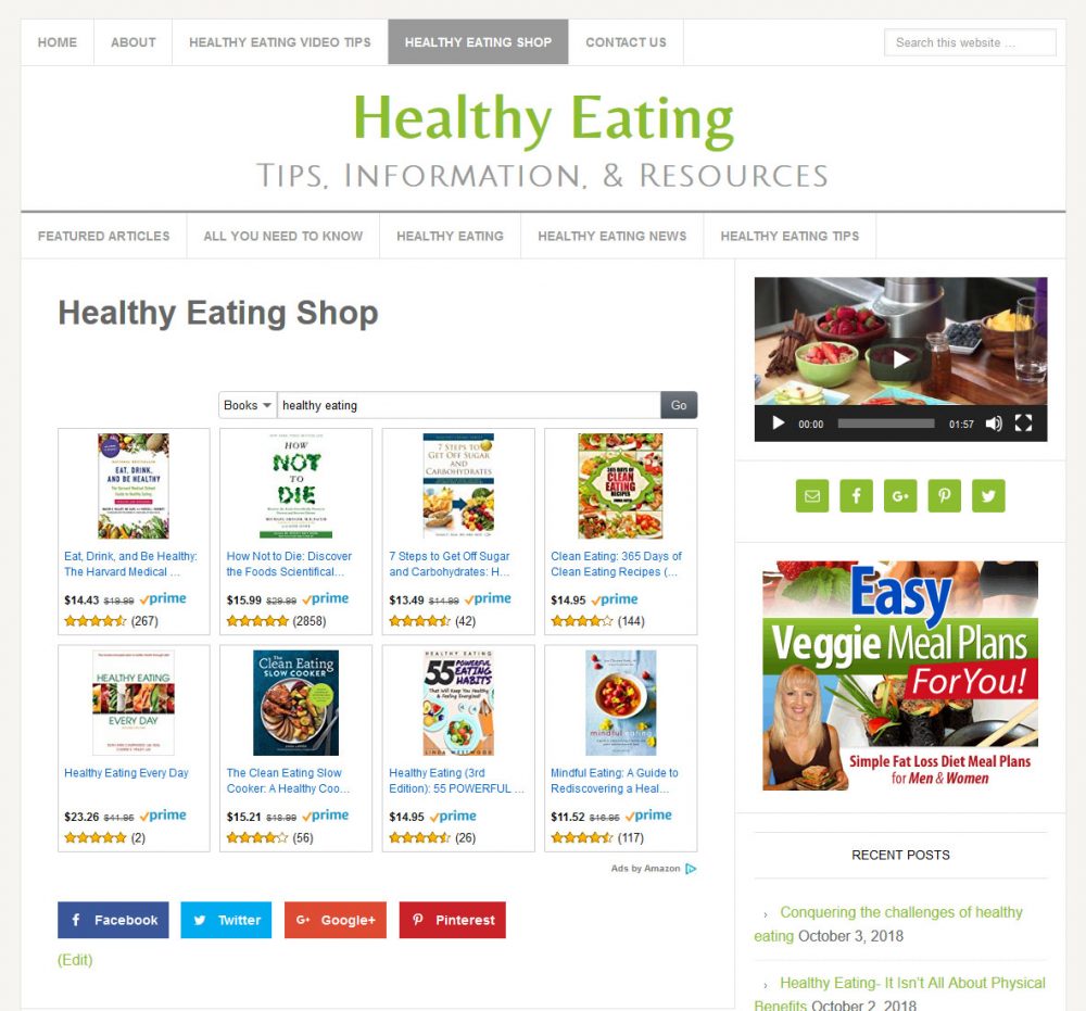 Healthy Eating Website - Image 4