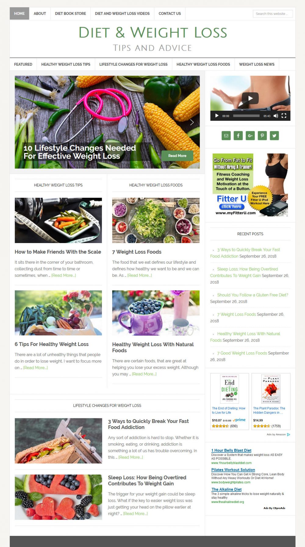 Diet and Weight Loss Website - Image 2
