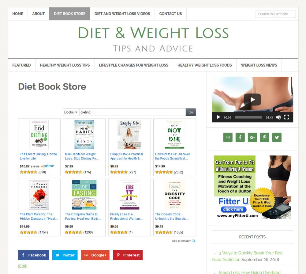 Diet and Weight Loss Website - Image 3