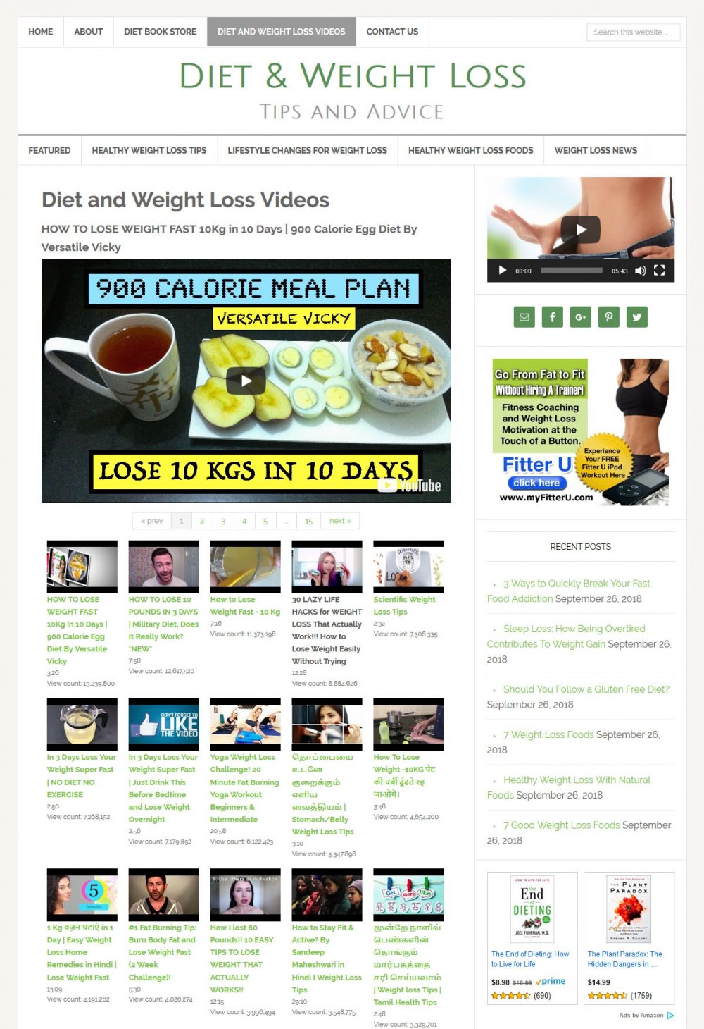 Diet and Weight Loss Website - Image 4