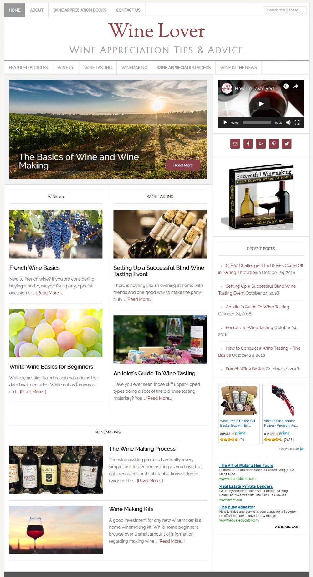 Wine Lover Website - Image 2