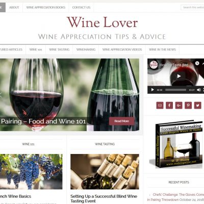 Wine Lover Website
