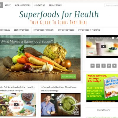 Superfoods Website