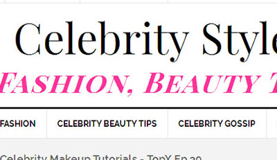 Celebrity Style Blog – Mobile Responsive