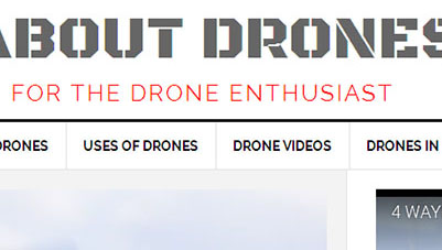 All About Drones Blog Design – Mobile Responsive