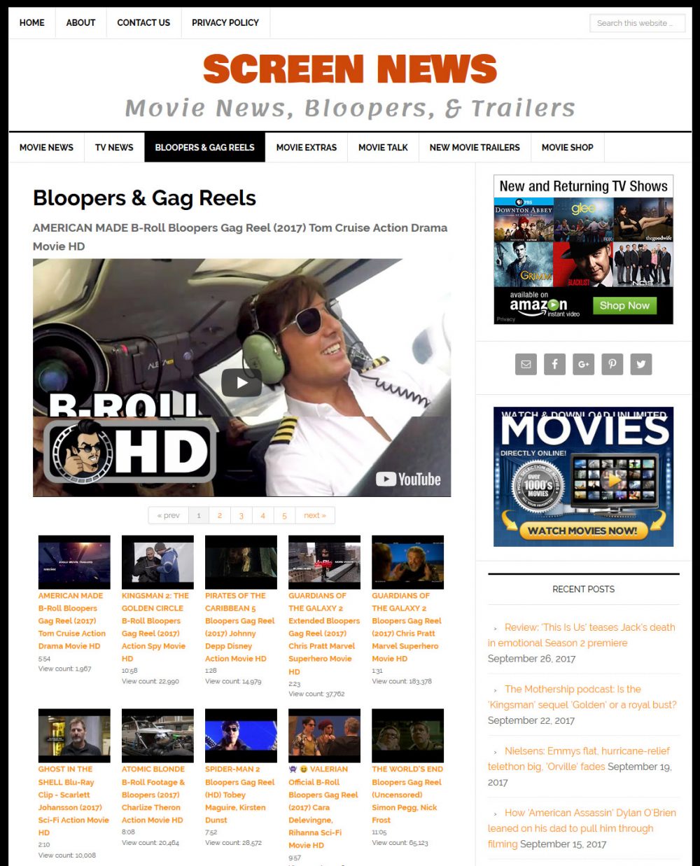 Movie & TV News Website - Image 2
