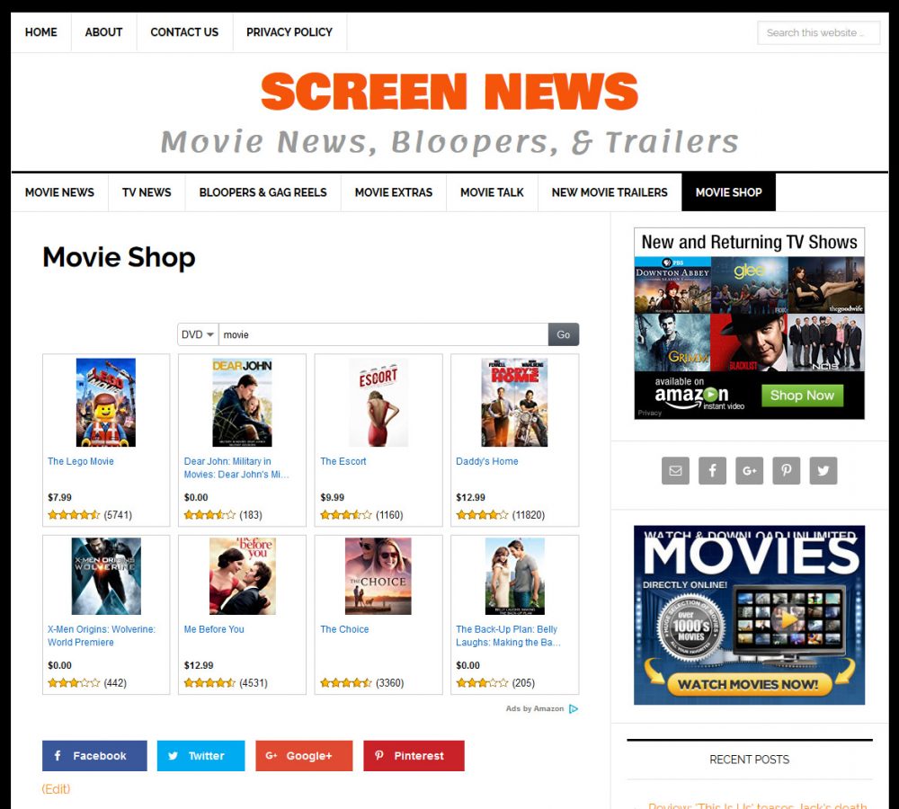 Movie & TV News Website - Image 3