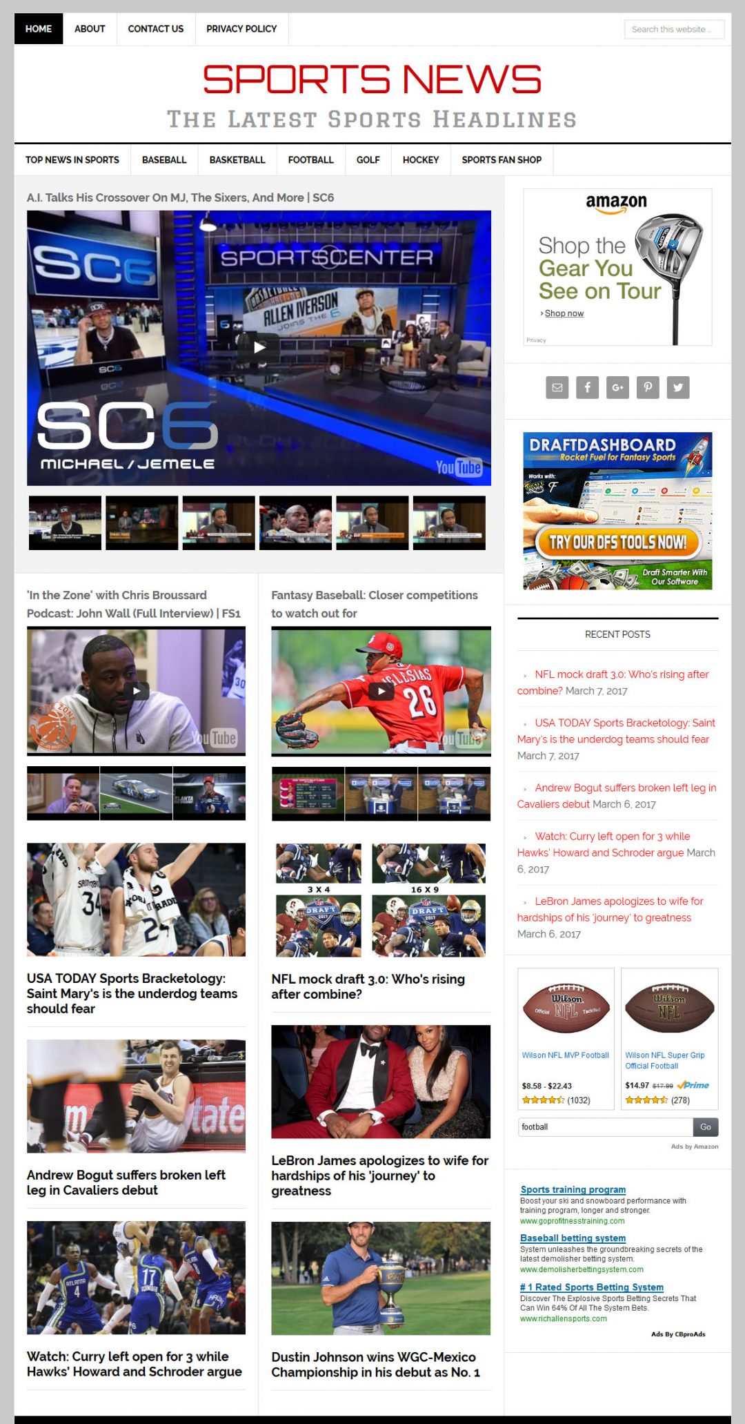 Sports News site Amaraq sites