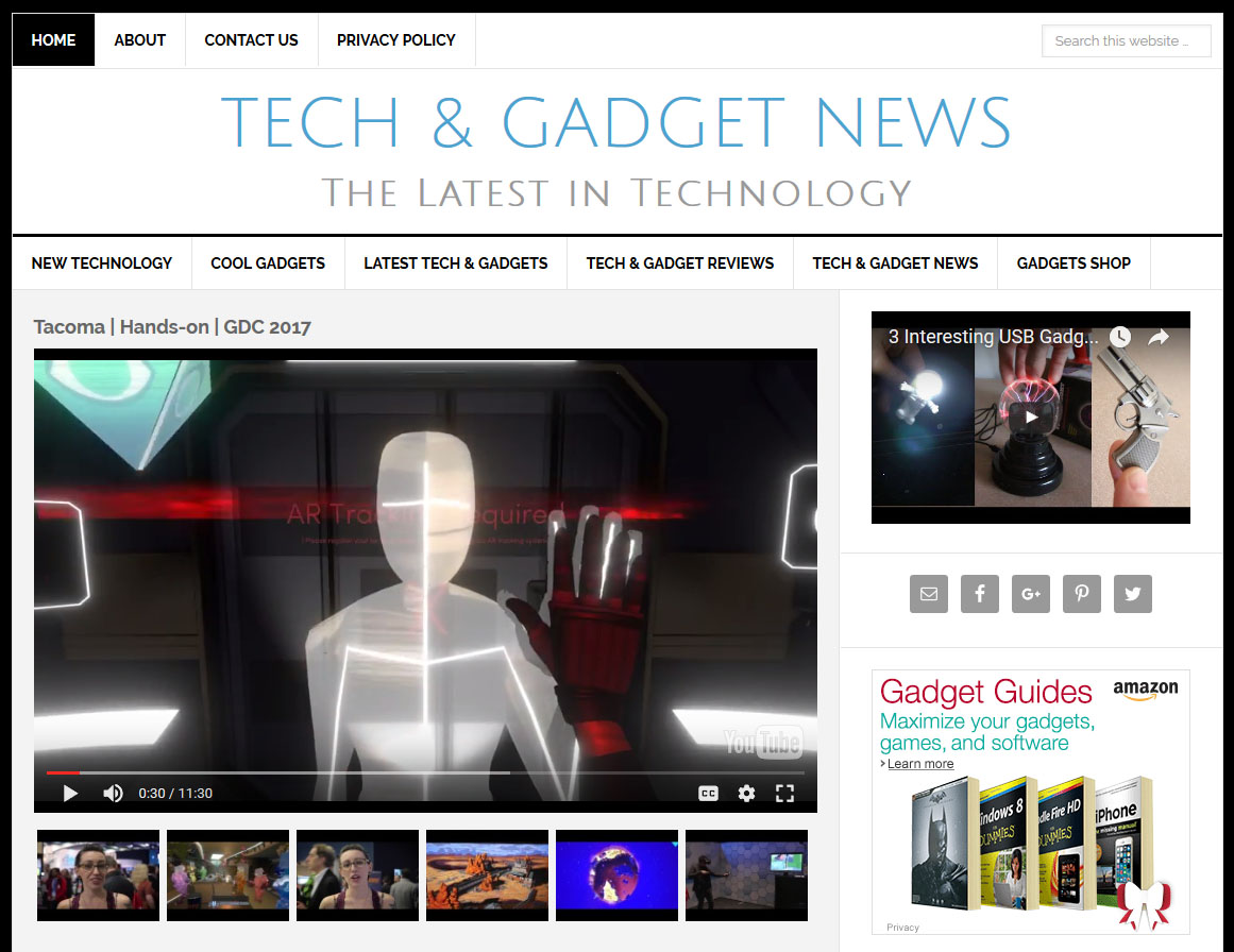 tech gadgets website amaraq websites