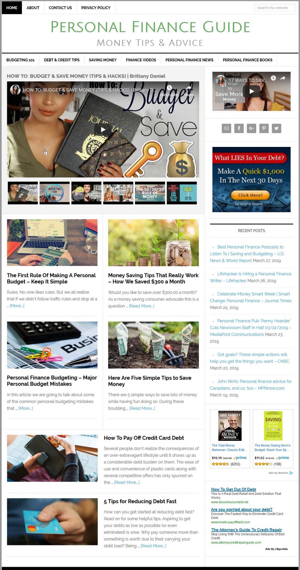 Personal Finance Website - Image 2