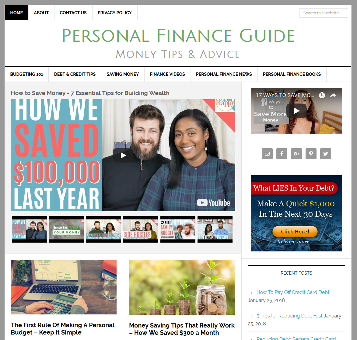 personal finance website amaraq websites