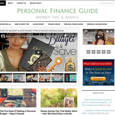 Personal Finance Website