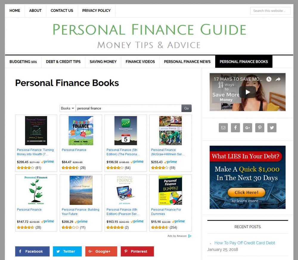 Personal Finance Website - Image 5