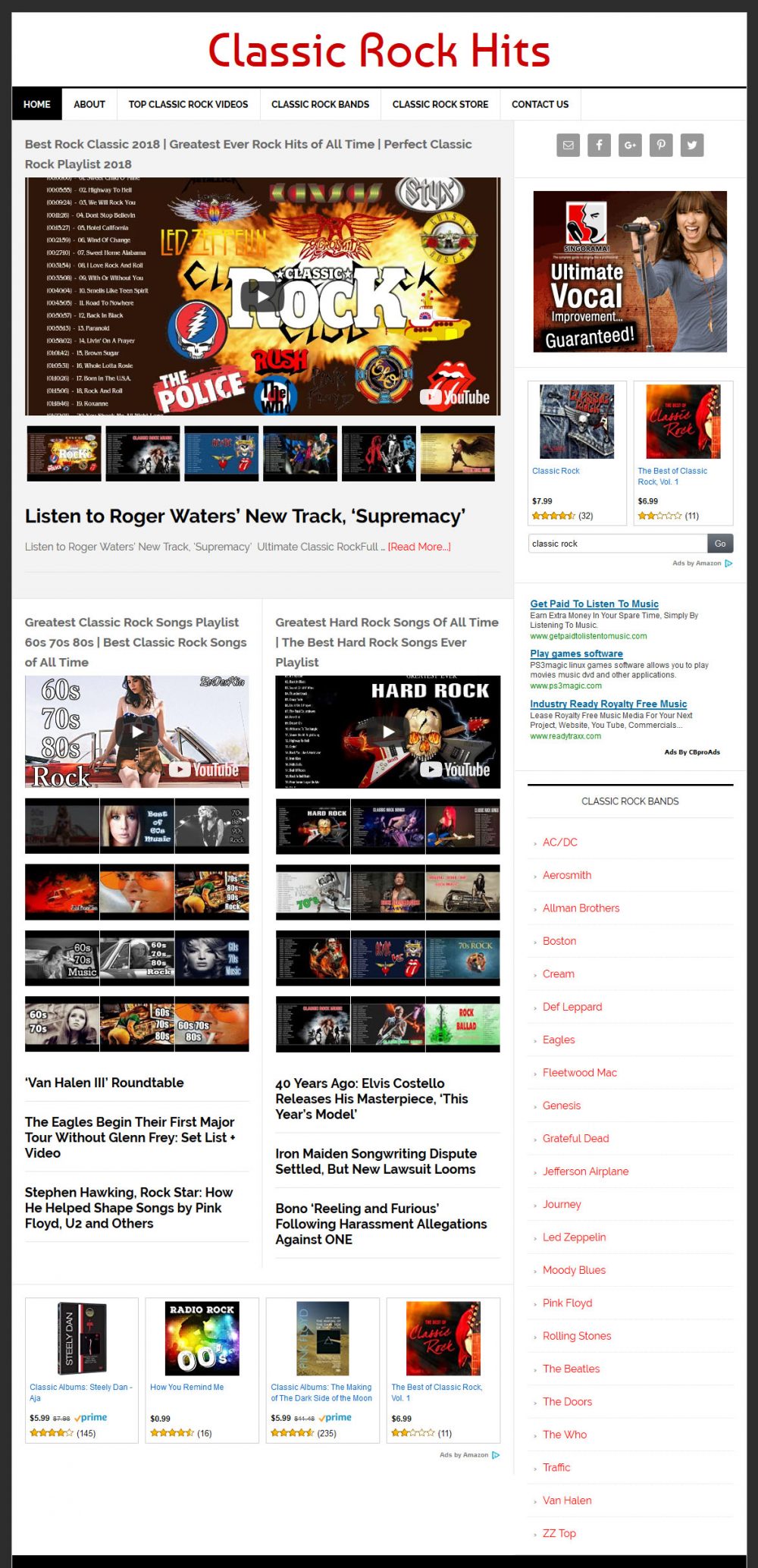 Classic Rock Videos Website - Image 2