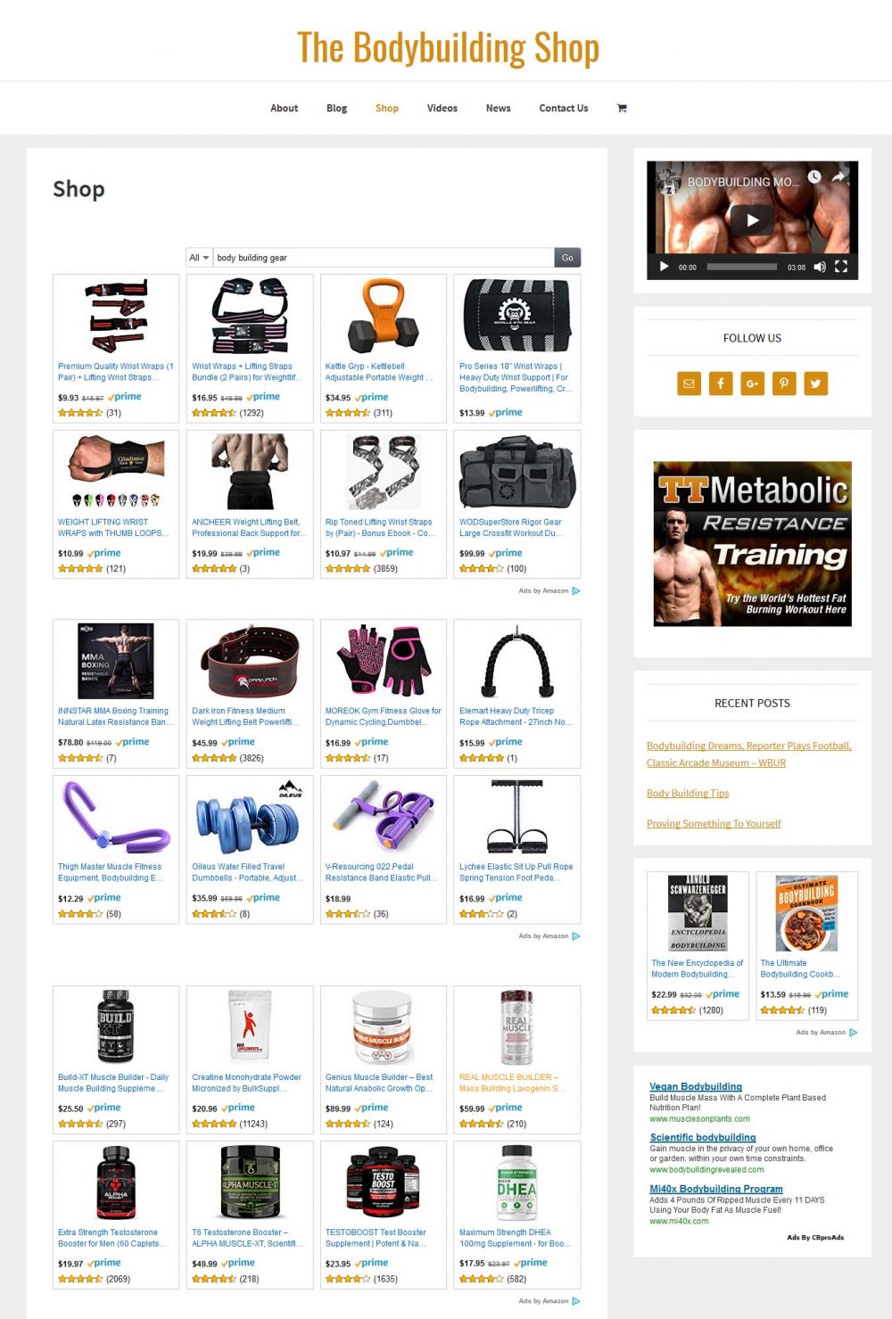 Bodybuilding Website - Image 5