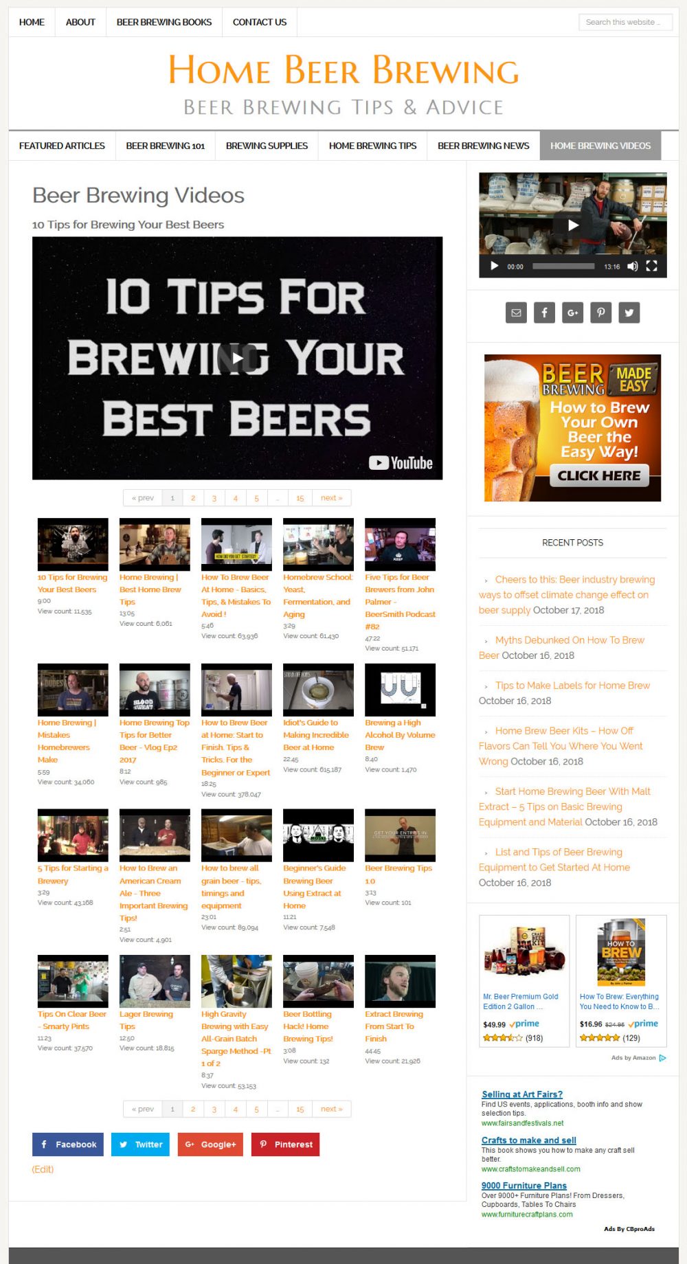 Home Beer Brewing Website - Image 4
