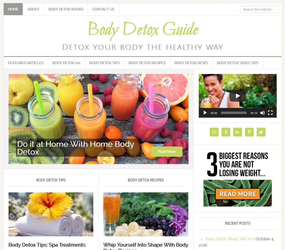 Body Detox Website
