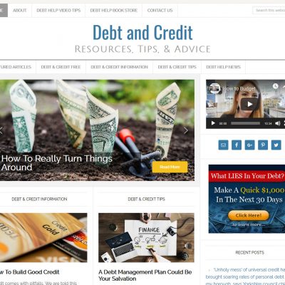 Debt & Credit Help Website