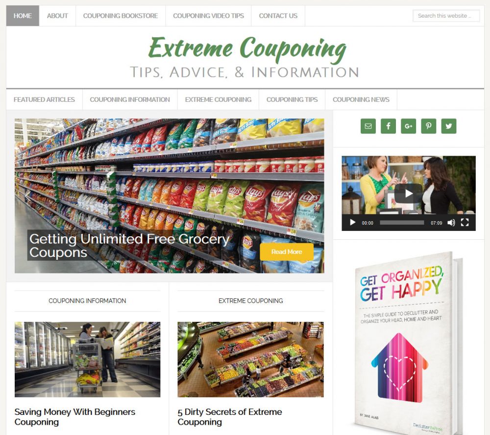 Extreme Couponing Website