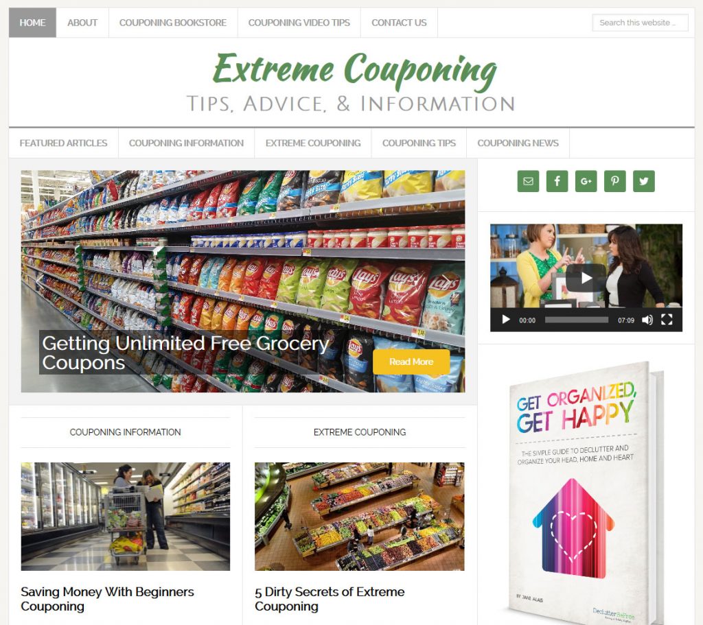 Extreme Couponing site Amaraq sites