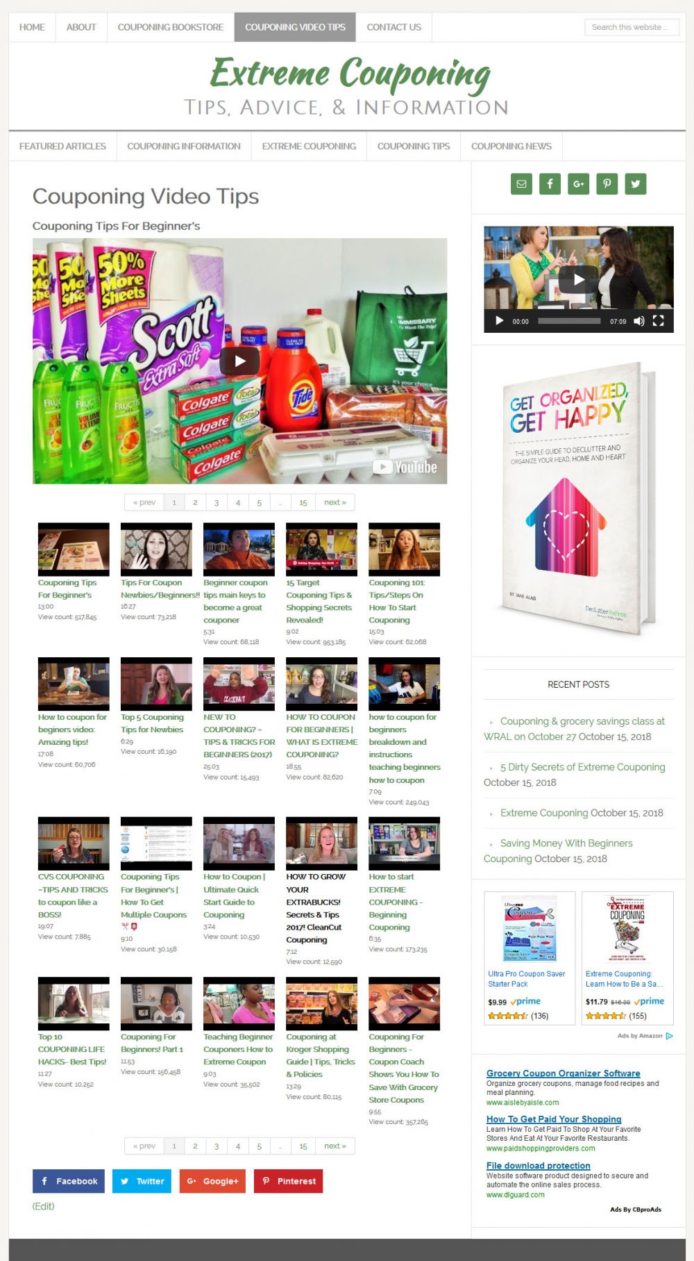 Extreme Couponing Website - Image 4