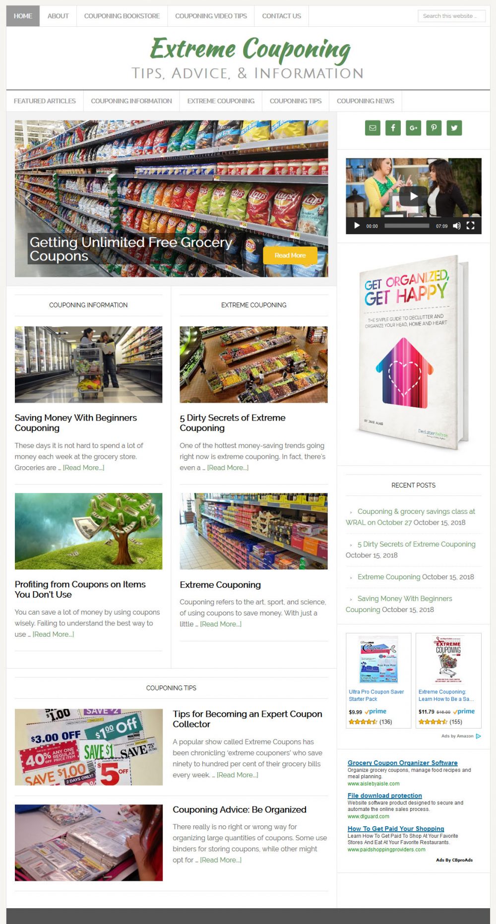 Extreme Couponing Website - Image 2