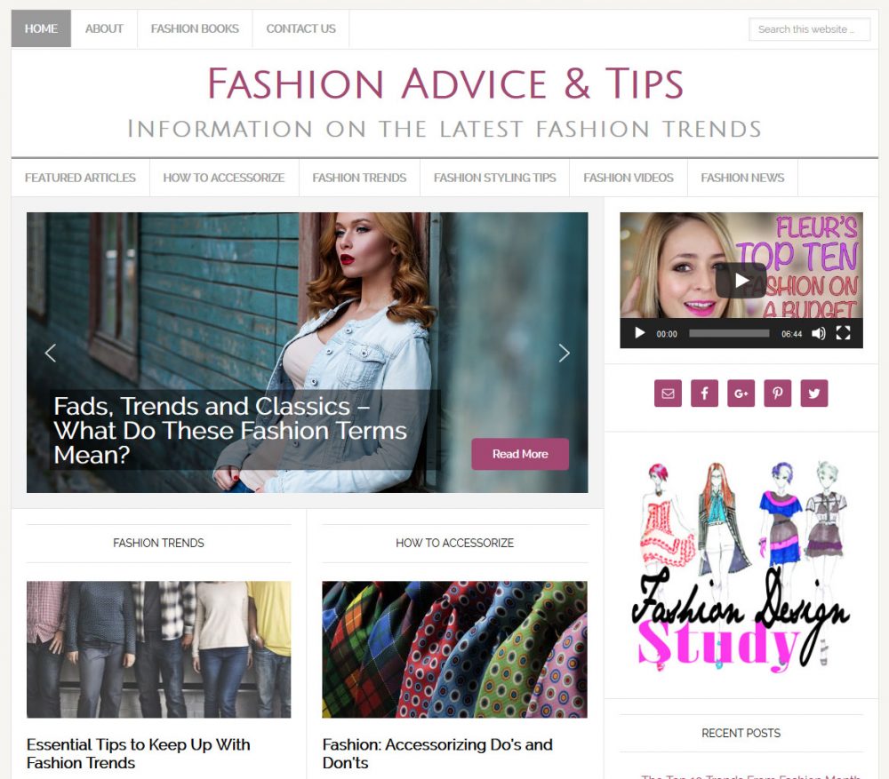 Fashion Website