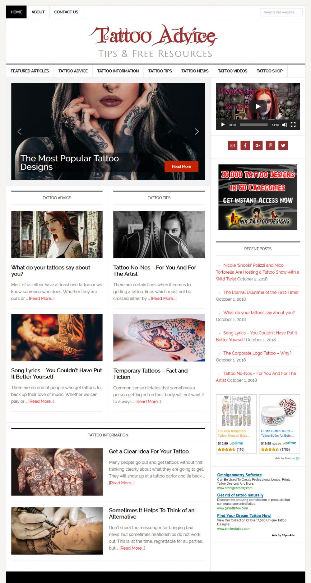 Tattoo Tips Website - Image 2