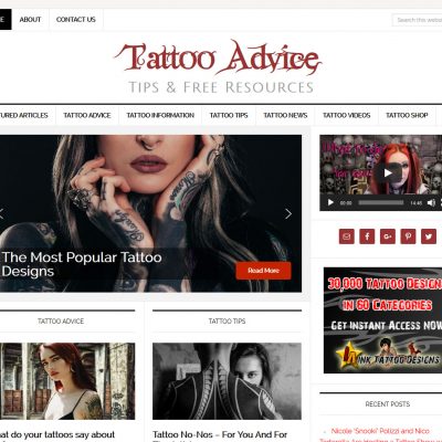 Tattoo Tips Website
