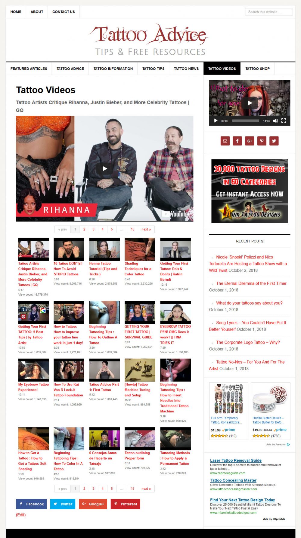 Tattoo Tips Website - Image 3
