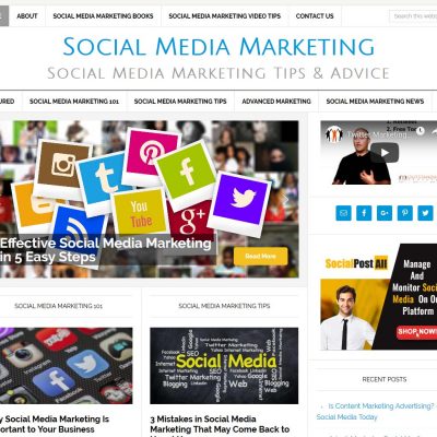 Social Media Marketing Website