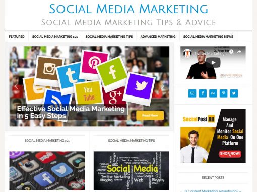 Social Media Marketing Website