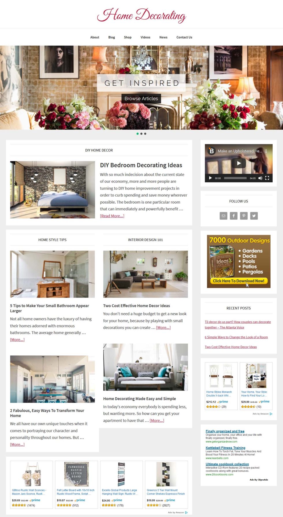 Home Decorating Website Amaraq Websites