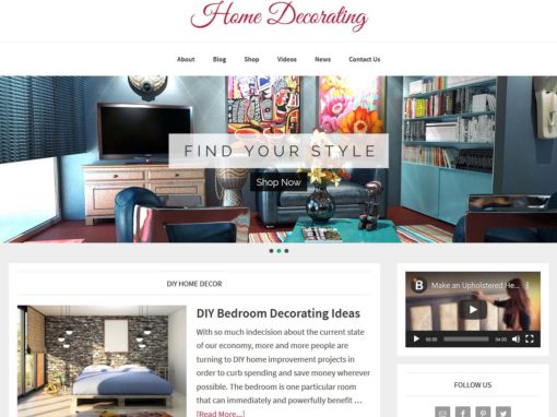 Home Decorating Website