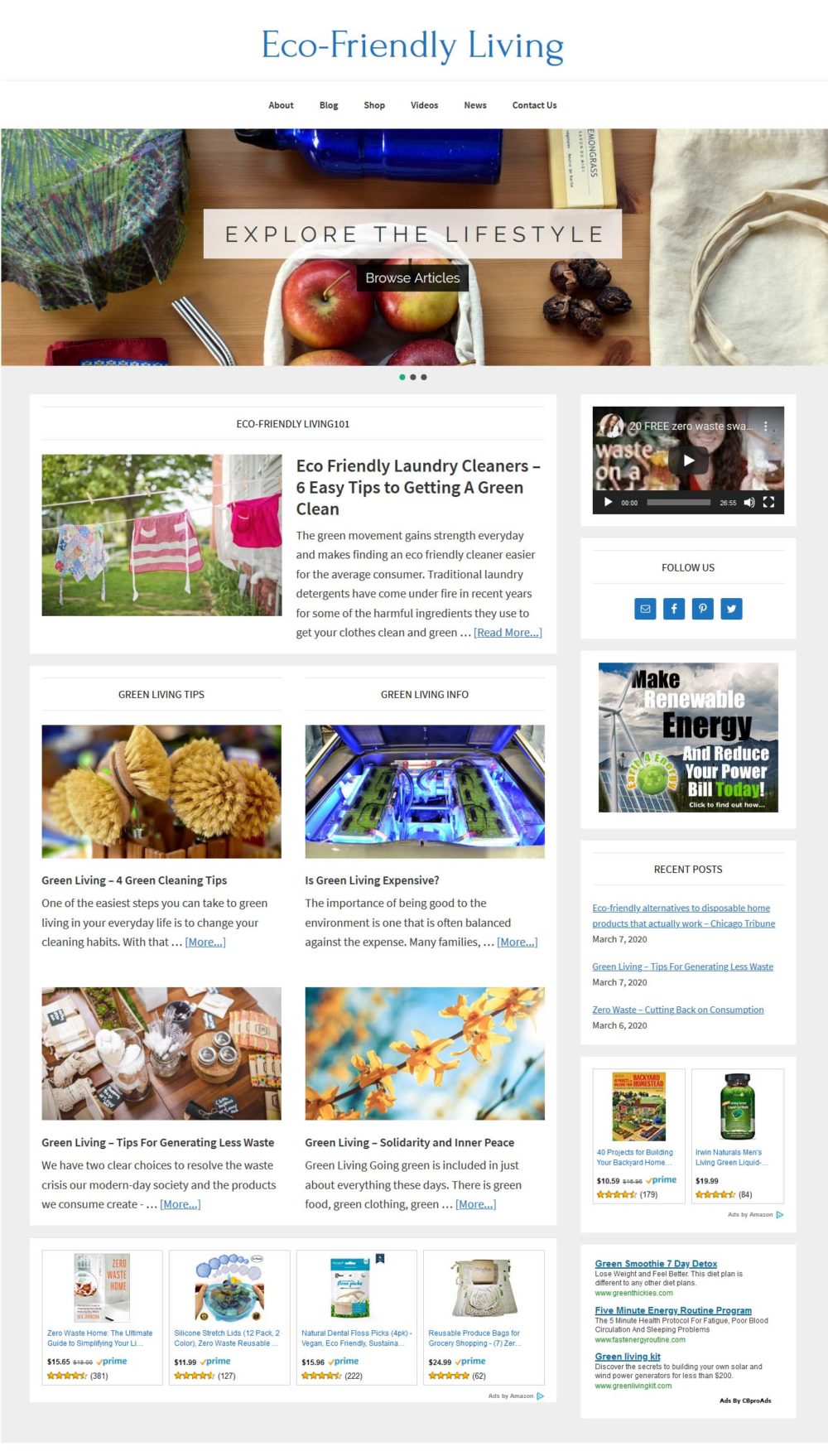 Eco-Friendly Living Website - Image 2