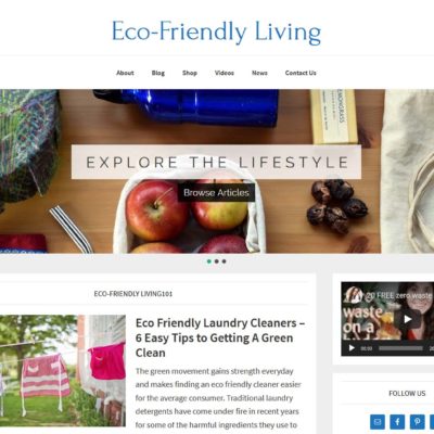Eco-Friendly Living Website