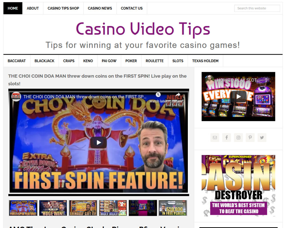 Casino Tips Website