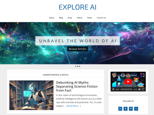 Explore AI Website